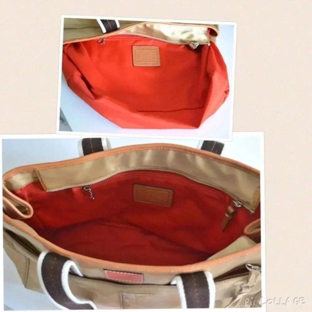 Coach tote/diaper/weekender bag
